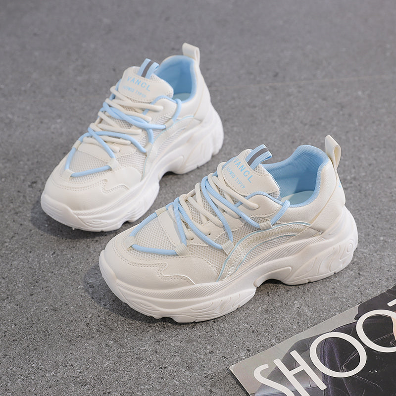 Custom Shoes Women Casual Chunky Shoes Sneakers Running Sport Shoes Casual Low MOQ Mesh Sneaker Zapatillas Hombre