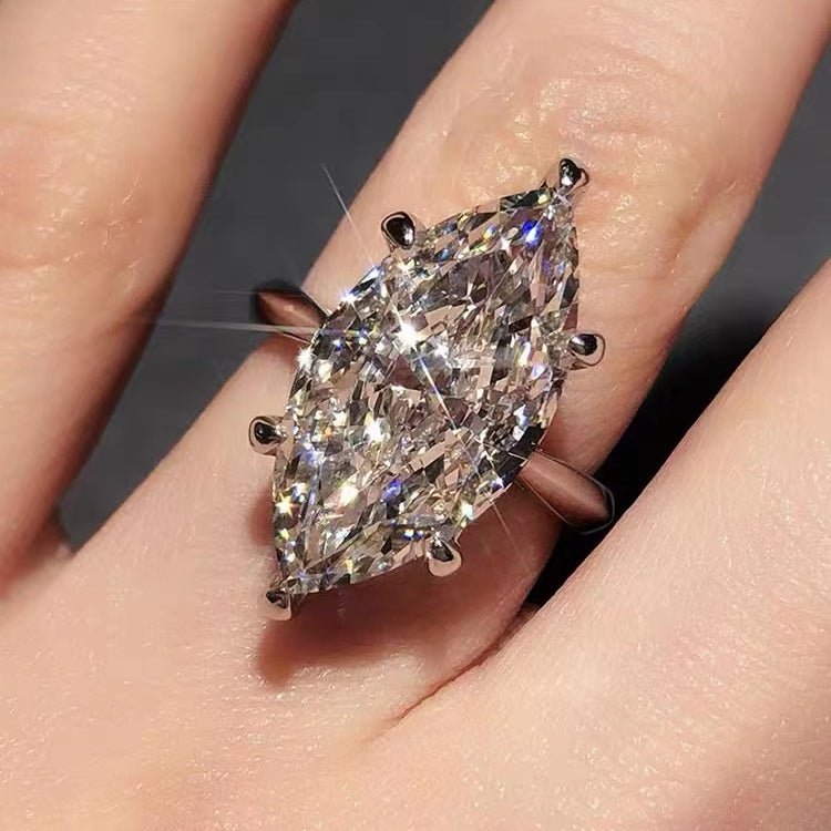 SGARIT Fashion Jewelry 14k Gold GRA Certificate 3ct VVS1D Moissanite Jewellery Ring Engagement Wedding Ring Set Diamond Jewelry