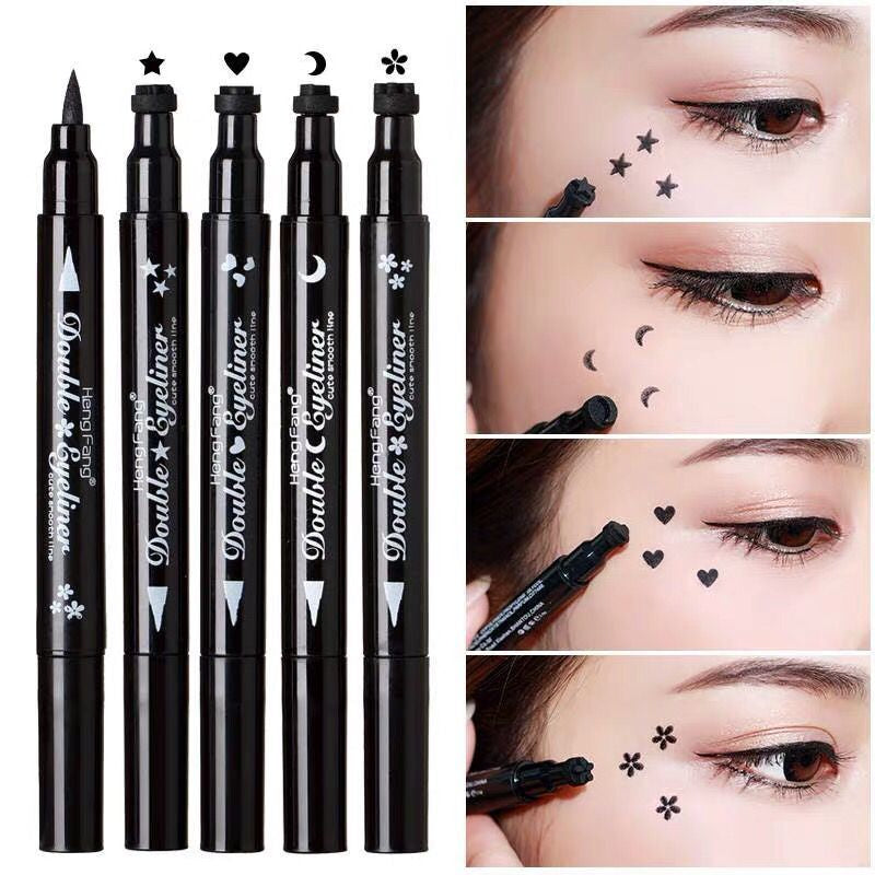 Wholesale Waterproof Stamp Eyeliner Long Lasting Fast Dry Private Label Liquid Eyeliner With Stamp Makeup Eyes Common Makeup DHL - My Store