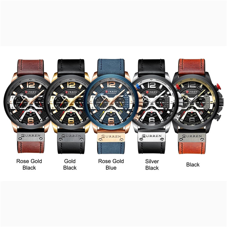Watches Men Reloj Curren 8329 New Brand Sport Watches Men's Quartz Clock Waterproof Wrist Watch Relogio Masculino