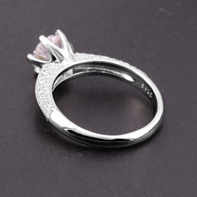2025 Stone Rings Women  Moissanite Diamond Jewellery Engagement Silver 925 Ring Jewelry