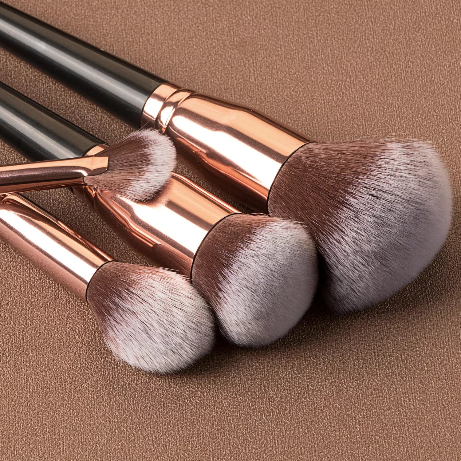 HMU Best Selling Makeup Cosmetic Brushes Champagne Gold 15pcs Brushes Makeup Kits Private Label Brushes Makeup - My Store