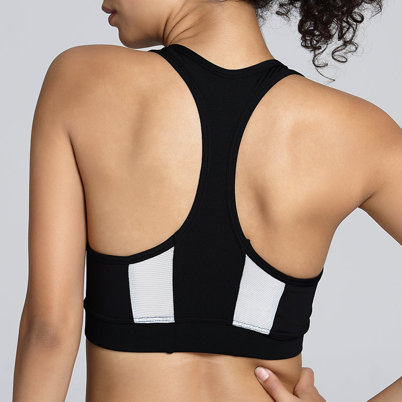 High Impact Crop Workout Bras Beauty Back Activwear Gym Top Lightweight Racerback Sports Yoga Bra