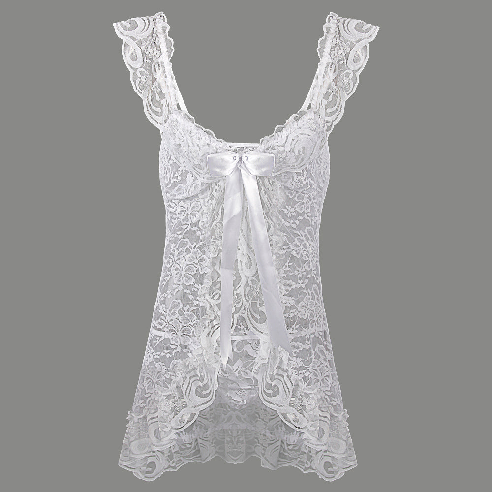 Lingeries-Sexy-Sous-Vet OEM/ODM Robe Sexy Femme Sexy Lingerie Dress Thongs for Woman Babydoll Lingerie Lace Pajamas