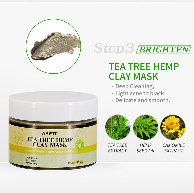 Green Tea Plant Extract Matcha Beauty Skin Care Set Personal Skin Care Kit Set Suit for Anti Acne