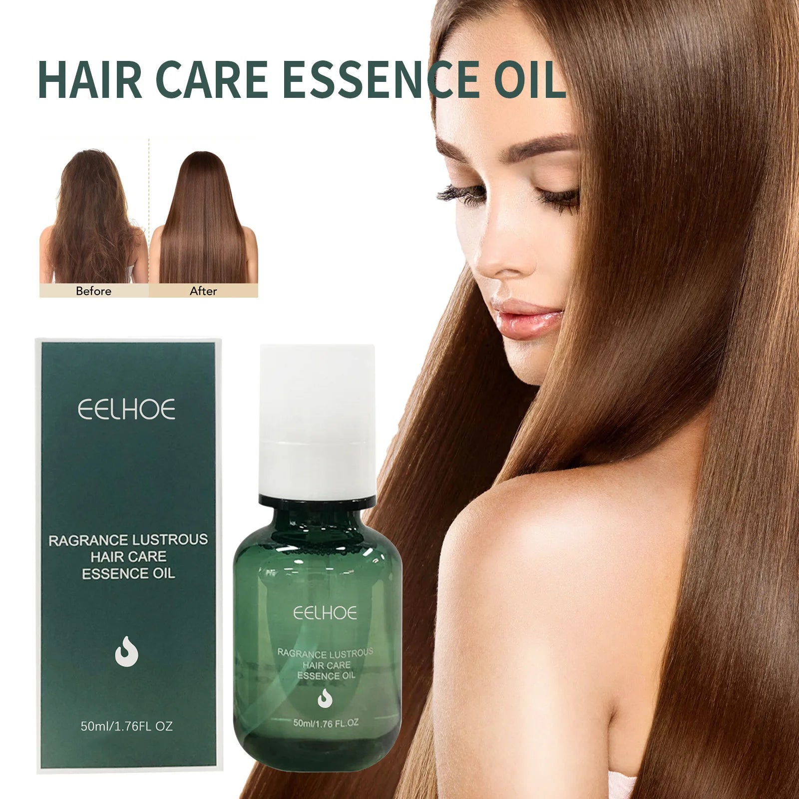 Hair Care Essence Soft Fluffy Shiny Repair Dry and Broken Hair Smooth Softening Hair Serum