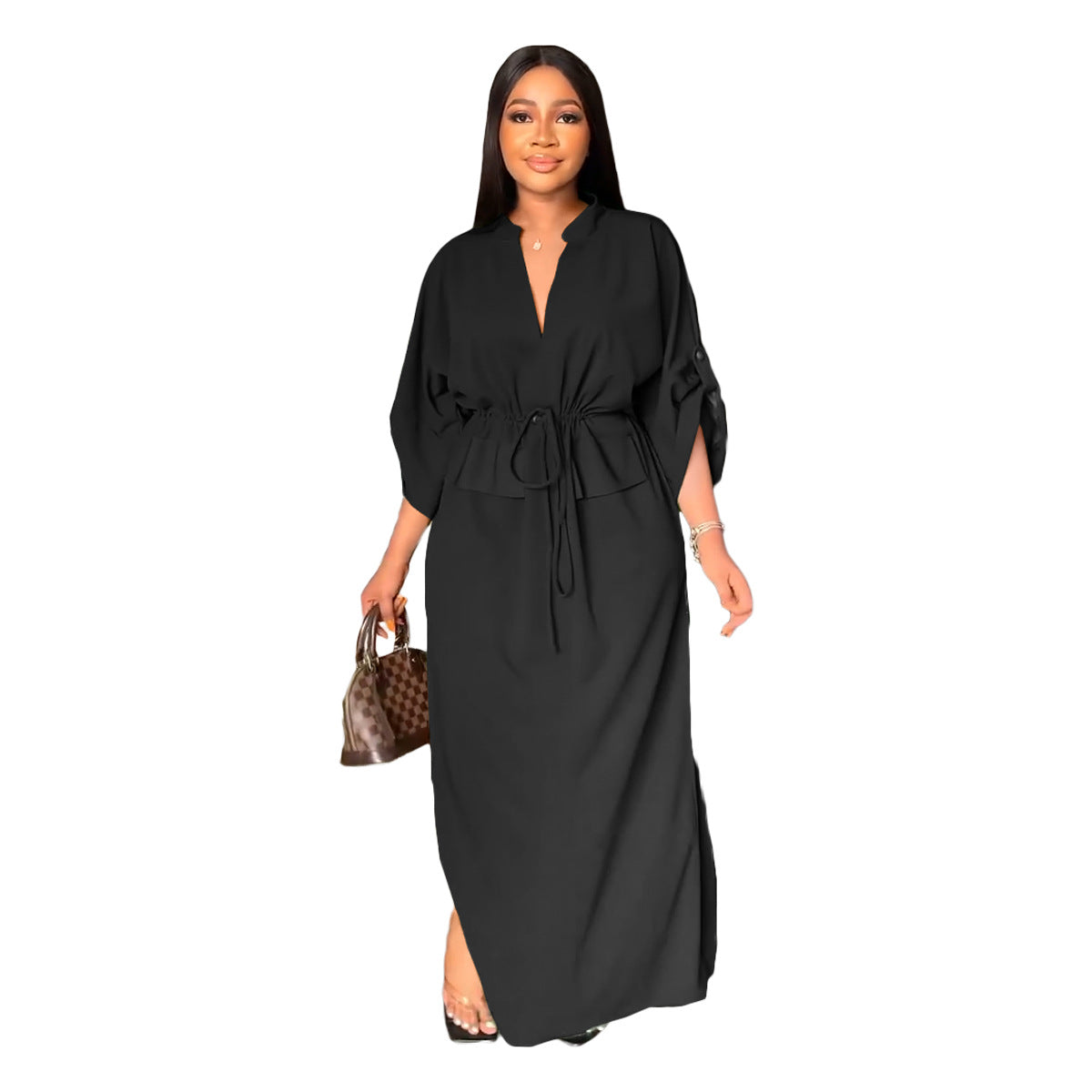 Elegant African Dresses for Women  Dashiki Autumn Winter Maxi Dress Ladies Traditional African Clothing Fairy Dreaes