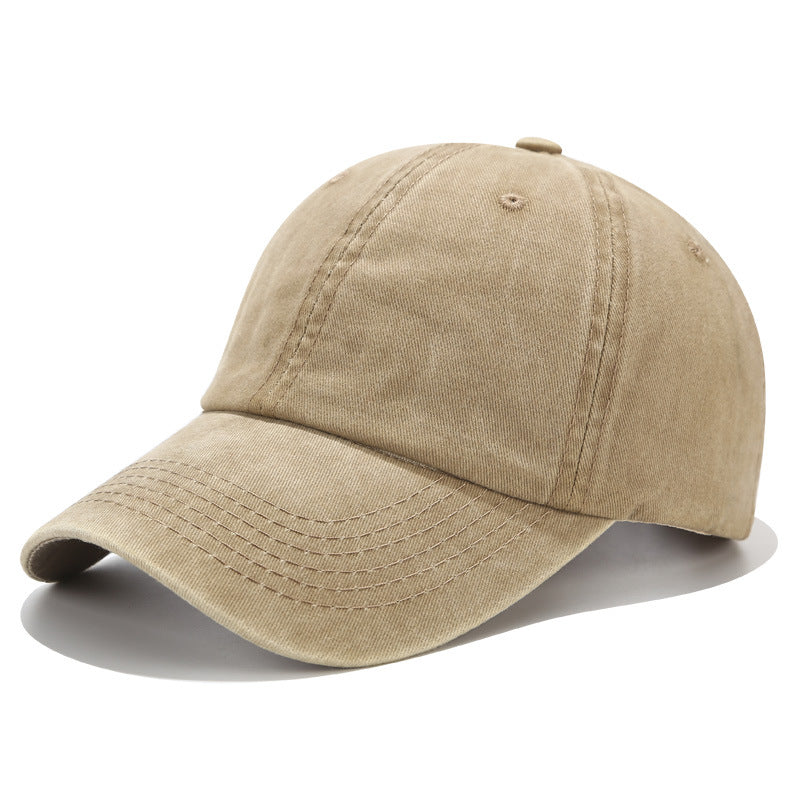 Wholesale Vintage Custom Baseball Hat Unstructured Multi-Panel Hat Washed Baseball Hats Unisex