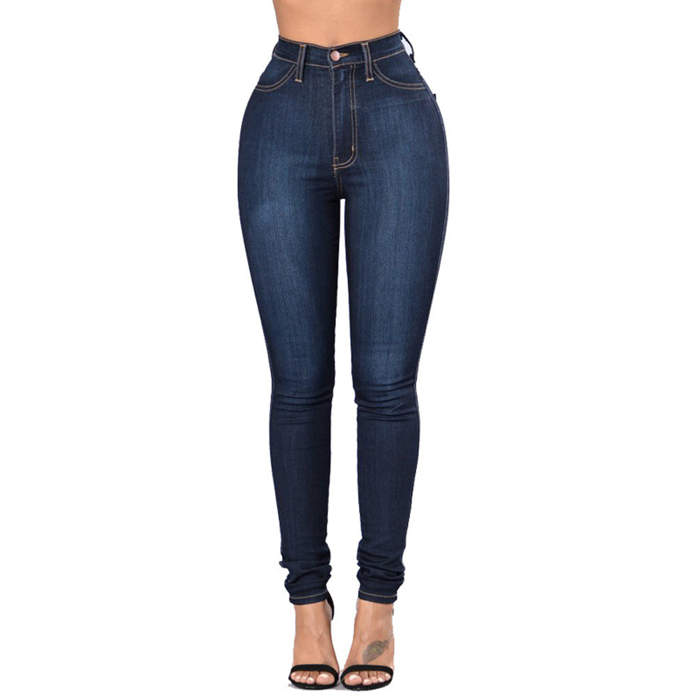 Women's Blue Jeans Stretch High Waisted Skinny Jeans Size Jeans Pant