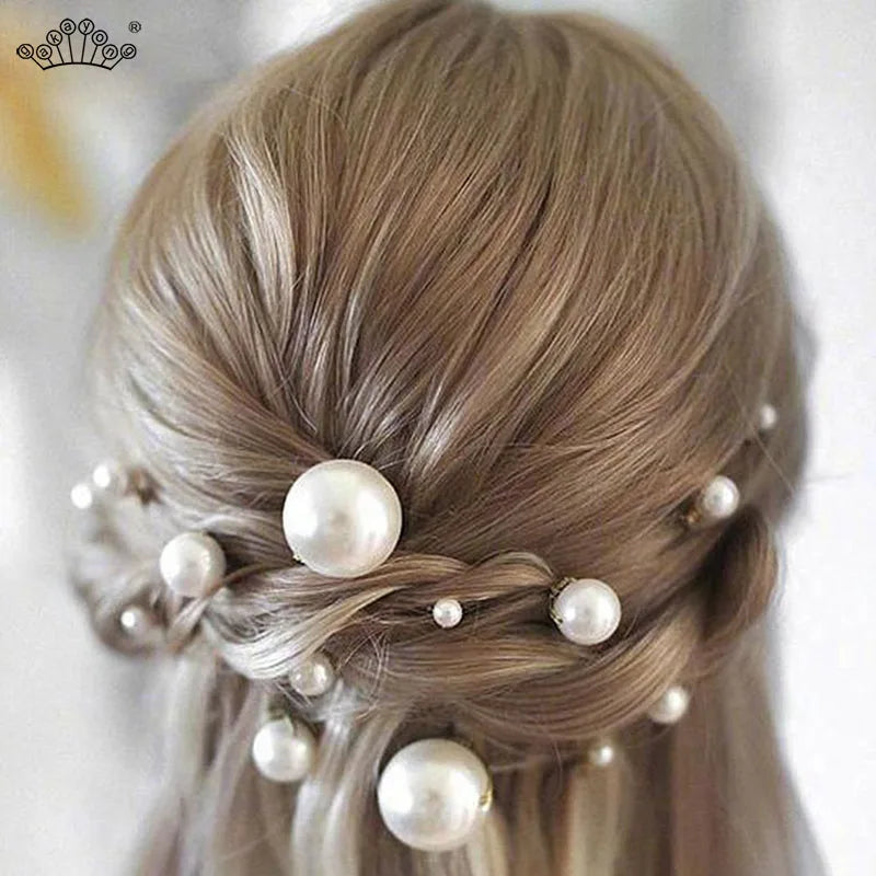 18pcs/Pack Simulated Pearls Wedding Bridal Hair Pins U Shaped Hair Clip Hair Accessories for Women Styling Tools Accessories