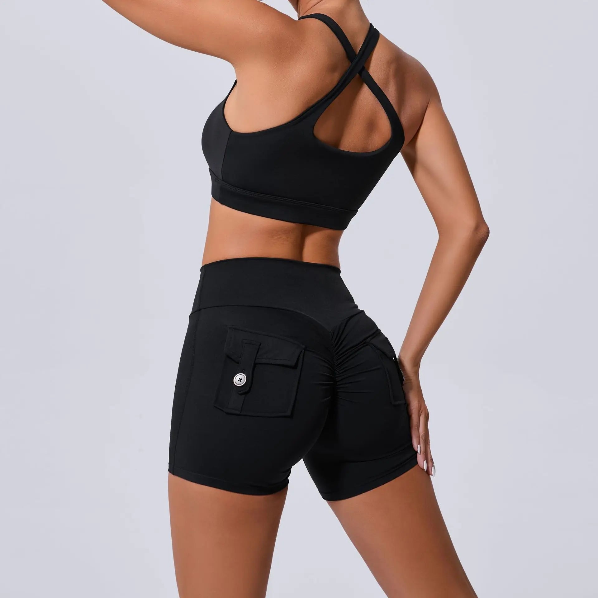 PASUXI Seamless Activewear Set Wholesale Fitness Yoga Wear 2PCS Seamless Workout Women Gym Sets