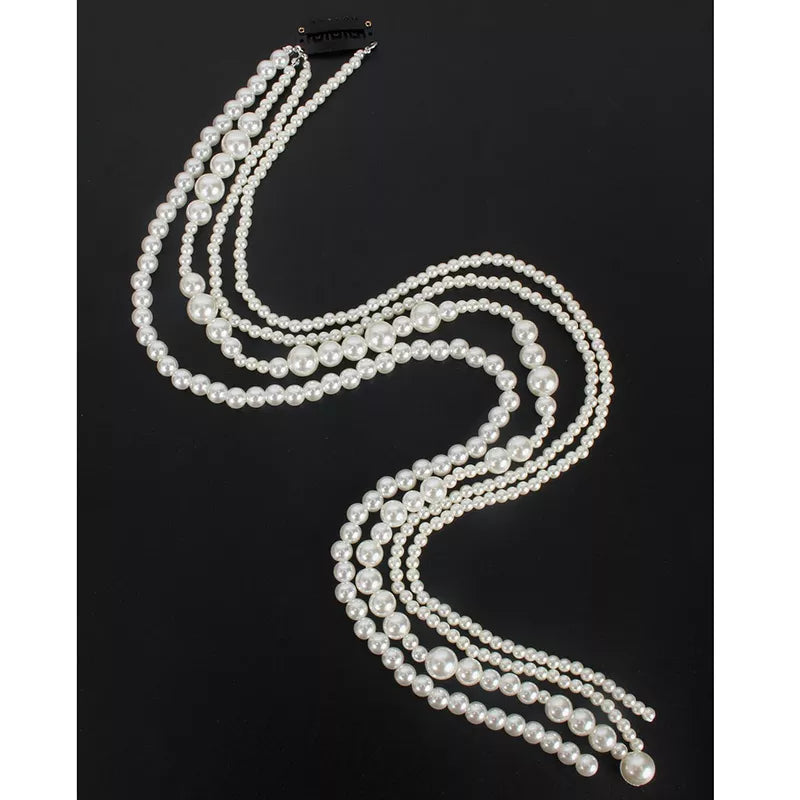 Simulated Pearl Long Tassel/Chain Bridal Wedding Hair Accessories Hair Clip Women Party Wedding Accessories Hair Jewelry