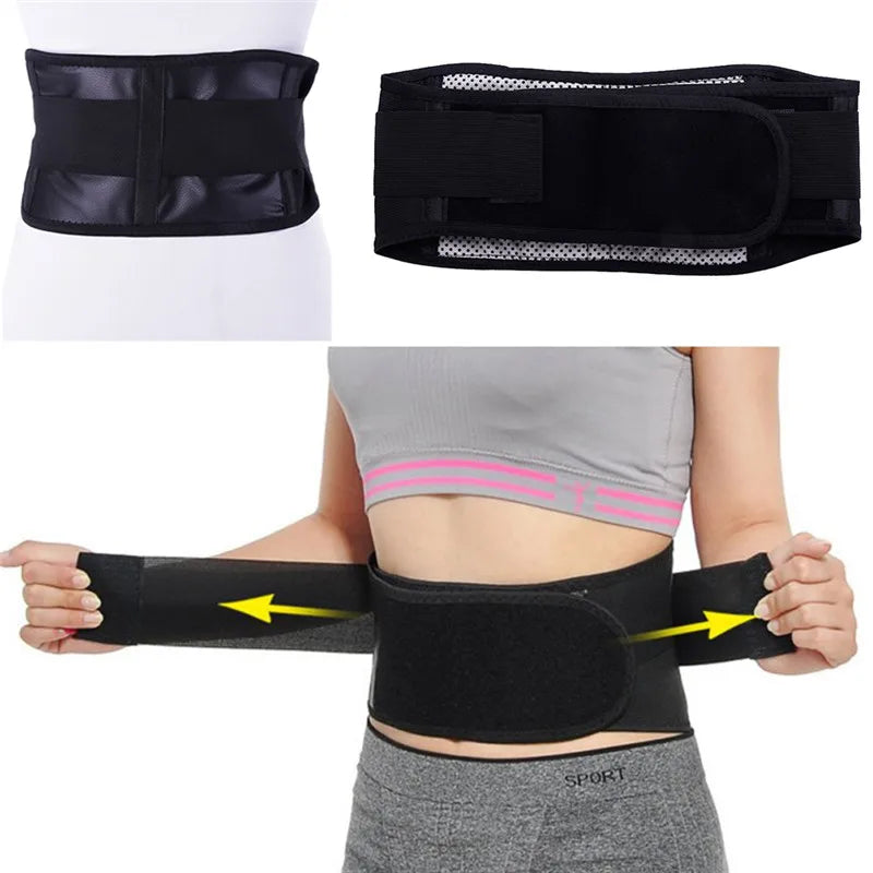 Adjustable Waist Tourmaline Self Heating Magnetic Therapy Back Waist Support Belt Lumbar Brace Massage Band Health Care