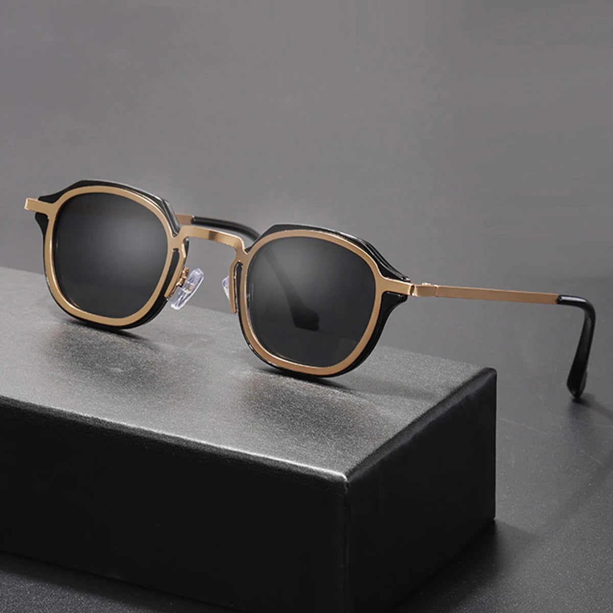 High Quality Vintage Small Square Sunglasses Men Trendy Sunglasses 2022 Fashion Sunglasses