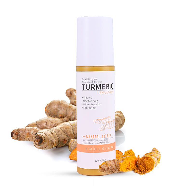 Customize Private Label Skin Care Set Skin Whitening Turmeric Face Set Plants Acne-Aid Skin Care 7 Pcs Gift Set