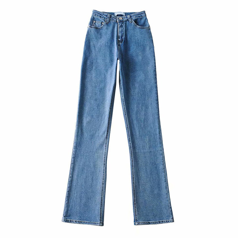 Women Straight Baggy Mom Jeans  Oversize Aesthetic Flooding Jean Denim Pants Woman Stacked Stretch Trending Boyfriend Jeans