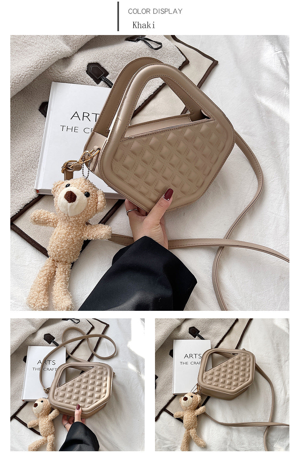 Italian Designer Handbaged Elephant Handbag Corduroy Bags Men Woman Handbag