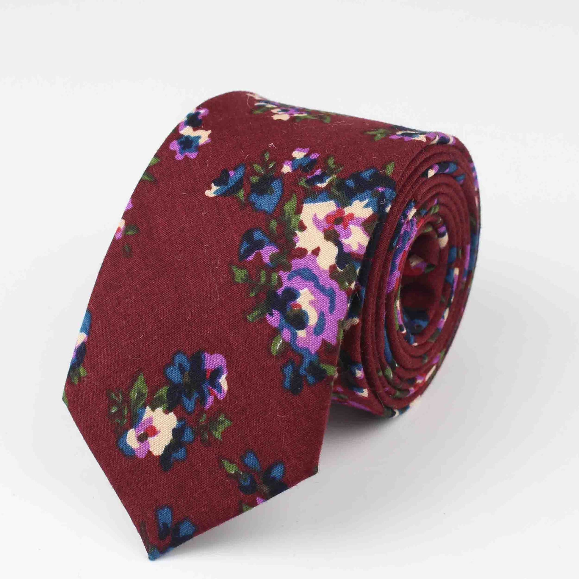 Tie Classic Men's Plaid Necktie Casual Sweet Flower Paisley Suit Bowknots Ties Male Cotton Skinny Slim Ties Colourful Cravat