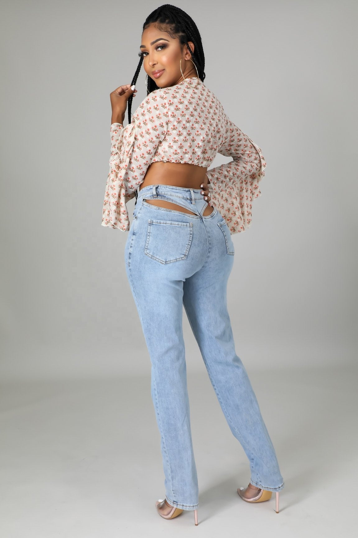 Hot Sell Women Denim High Waist Skinny Jeans Lady Solid Color Butt Lifting Jeans Pant Pantalon Jean Femme