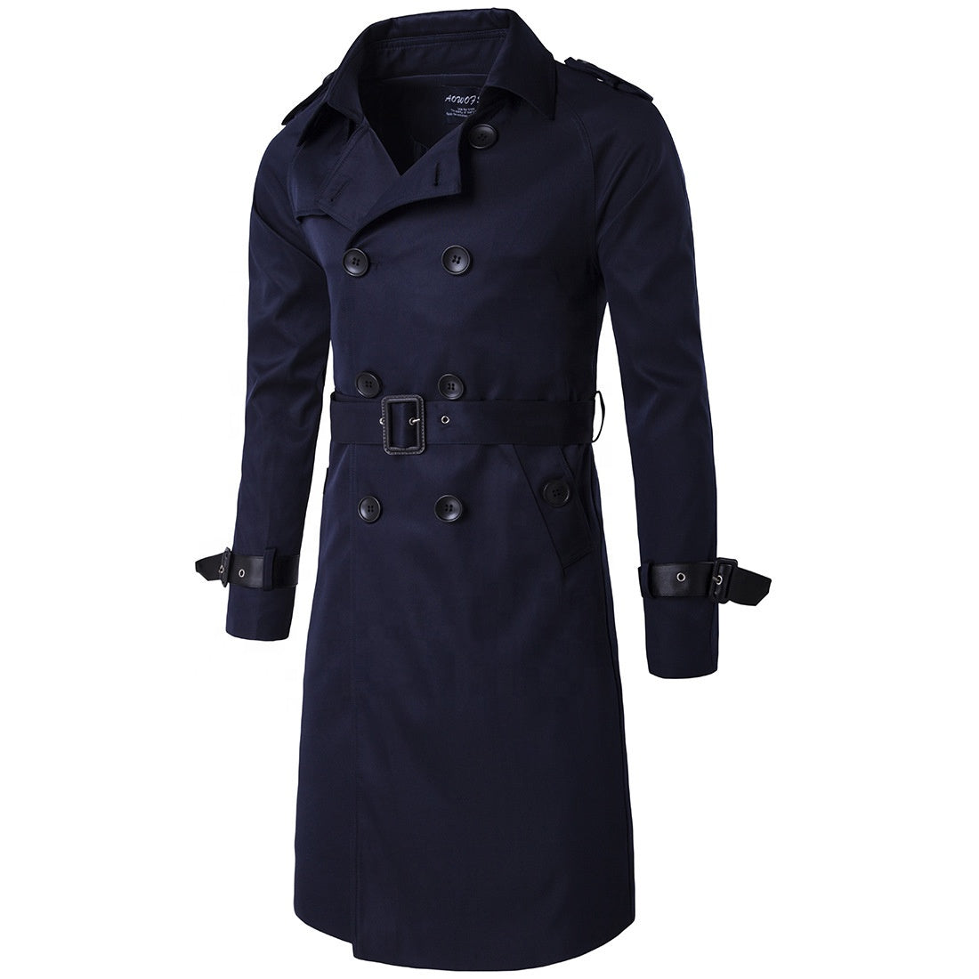 Fall Arrival Coat Double-Breasted Dust Coat Fashion Casual Long Coats for Men