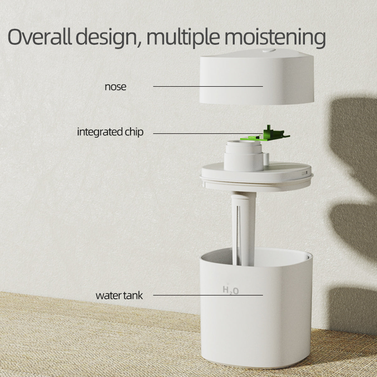 Hot Selling Home Appliance Mini Cute Household 220ml USB Ultrasonic H2o Air Humidifier Defuser for Cars