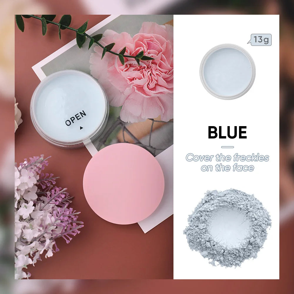 SENKA Face Base Makeup Loose Powder Matte Waterproof Cosmetics Makeup Private Label Vegan Pink Loose Setting Powder - My Store