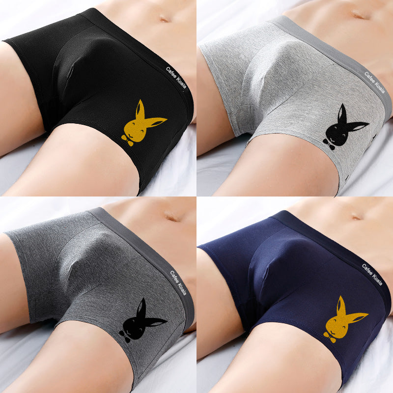 Sport Men Underwear 4 Pack Box Packing Cotton Mens Underwear Boxer Briefs