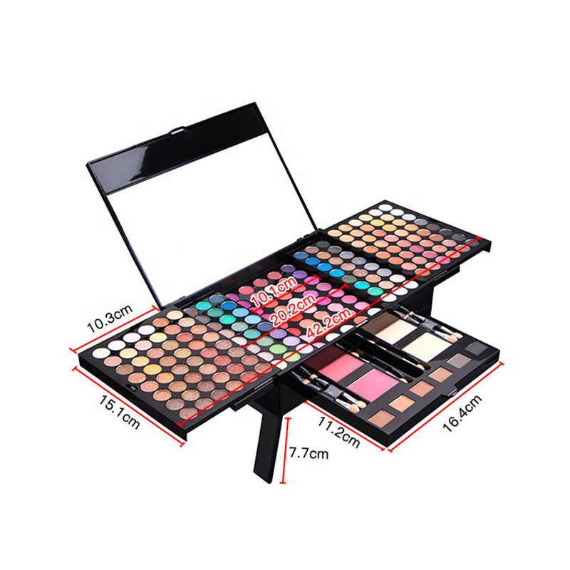 177 Full Color Personal Makeup Set Artist Eyeshadow Palette Fashion Women Cosmetic Case Full Concealer Blusher Lip Gloss Makeup - My Store