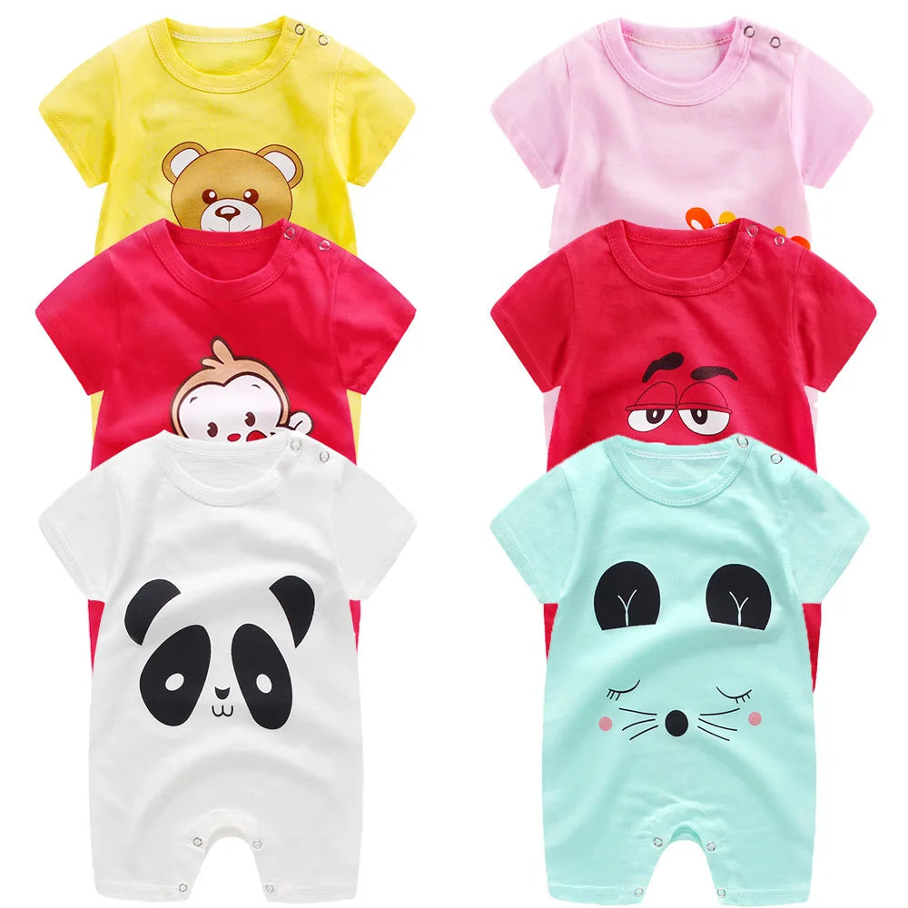 Free Labels Free Card Fast Delivery Baby Rompers 100% Cotton Newborn Baby Clothes Baby Rompers