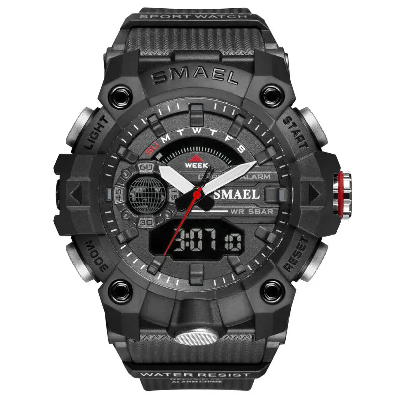 SMAEL Men's Watches 8040 Water Resistant Wrist Watch Digital Sports Watches