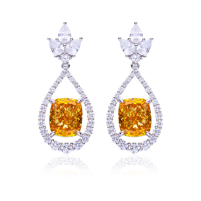 SGARIT 2022 Large Fashion Jewellery Silver 925 Gold Plated 12.7Ct Earrings Jewelry for Women