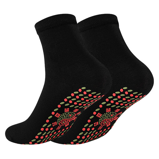 Nanotechnology Autumn Winter Self-Heating Socks Unisex Thickened Massage Yoga Health Care Crew Cotton Sports Warm Cold Socks