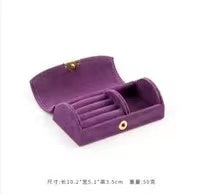 Velvet Travel Portable Jewelry Box Jewelry Storage Box