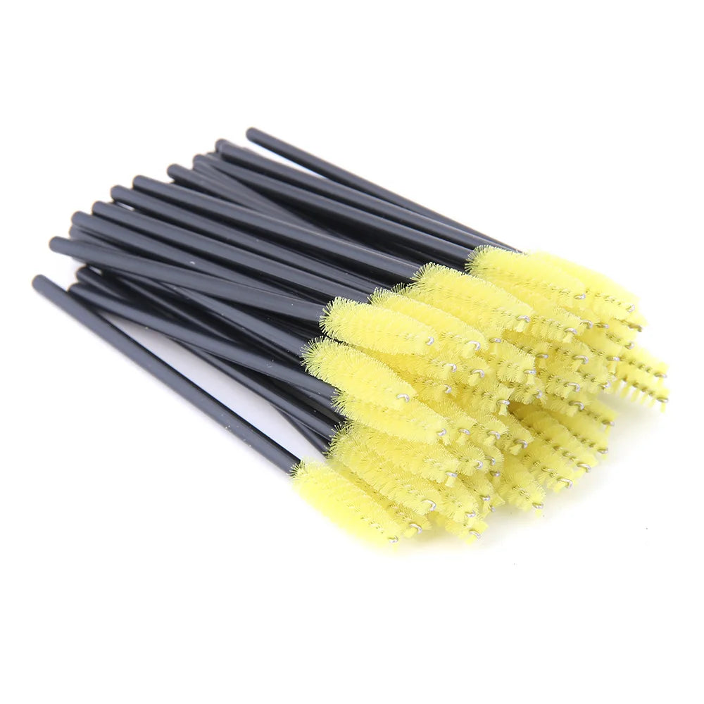 50 Pcs Eyelash Brushes Makeup Brushes Disposable Mascara Wands Applicator Eye Lashes Cosmetic Brush Maquiagem Cilio Makeups Tool - My Store