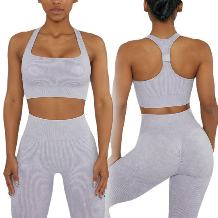 Women Seamless Yoga Set Fitness Activewear Athletic Sports Sweatsuit Workout Sets