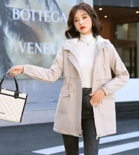 Women's Coats 2025 High Quality Midi Length Loose Women's Clothing Winter Coat Elegant Thick Fashion Fur Coat Women