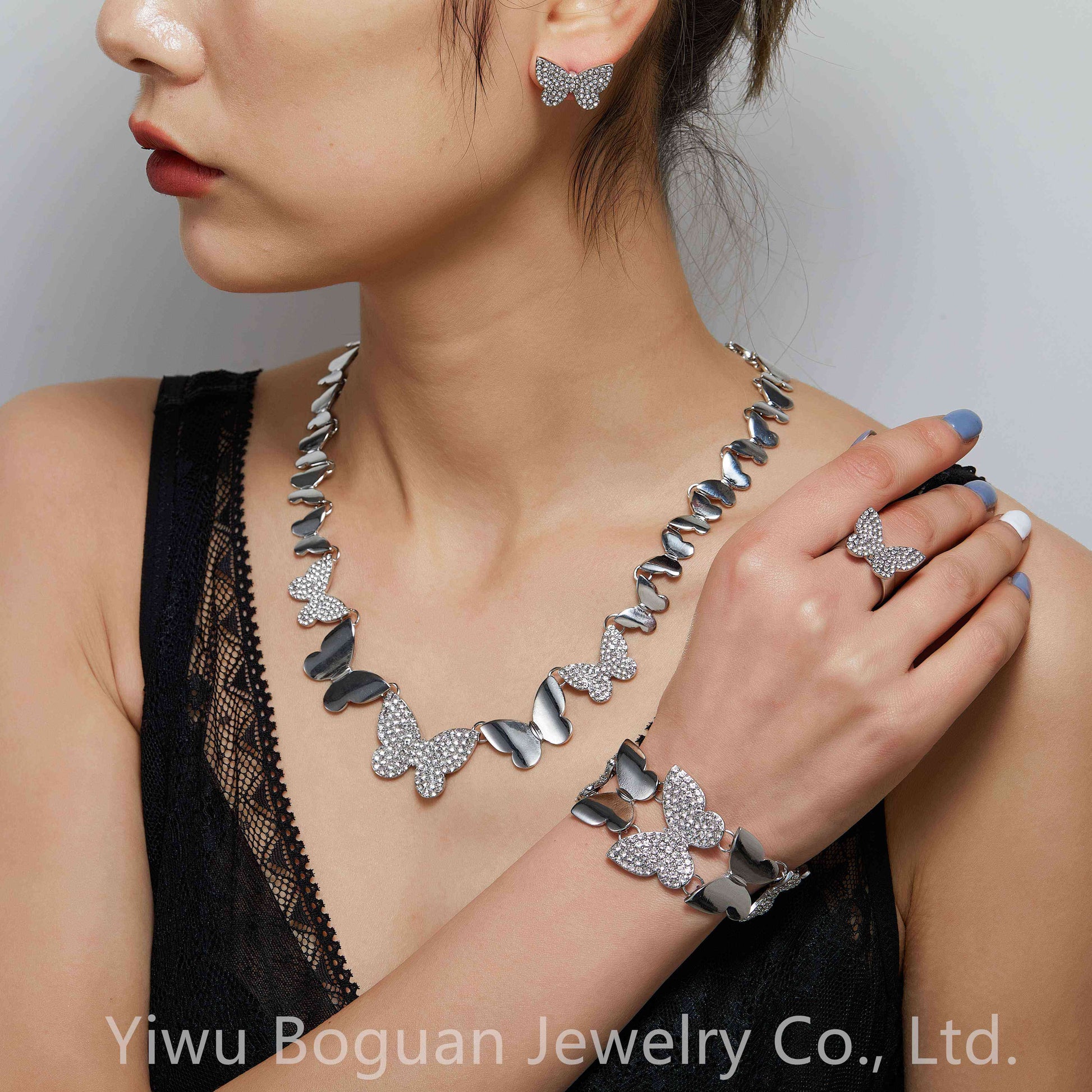 2021 Hip Hop High Quality Gold Jewelry Women Jewelry Set 18k Gold Plating Jewelry Set
