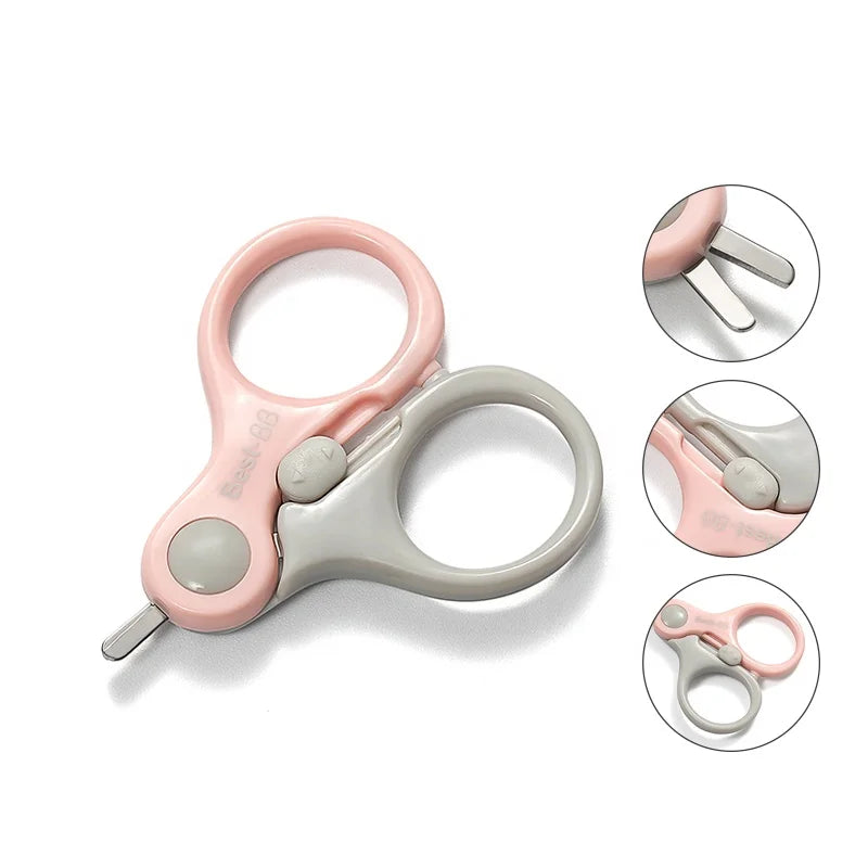 Eliter Hot Sell in Stock Eco-Friendly Babi Safety Scissor Babi Scissor Set Baby Nail Scissors Children Manicure