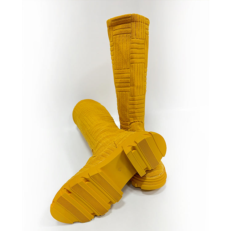 G1600-Winter Boots for Women 2022 Flat Boots Fabric Towel Boots