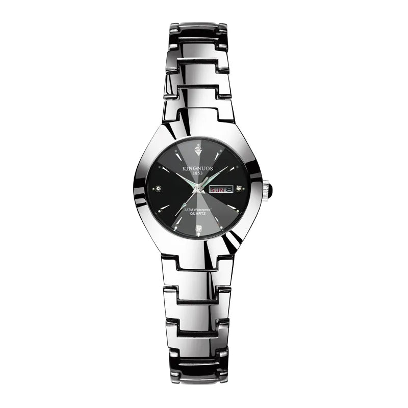 Couple Watches for Lovers Quartz Wristwatch Man Fashion Business Men Watch for Women Watches Tungsten Steel Ladies Watch Xfcs