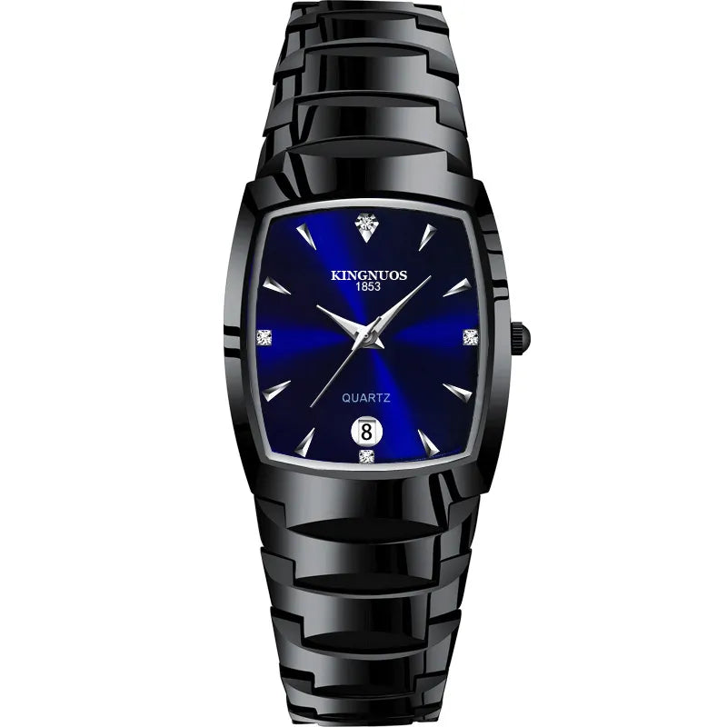 Couple Watches for Lovers Quartz Wristwatch Man Fashion Business Men Watch for Women Watches Tungsten Steel Ladies Watch Xfcs
