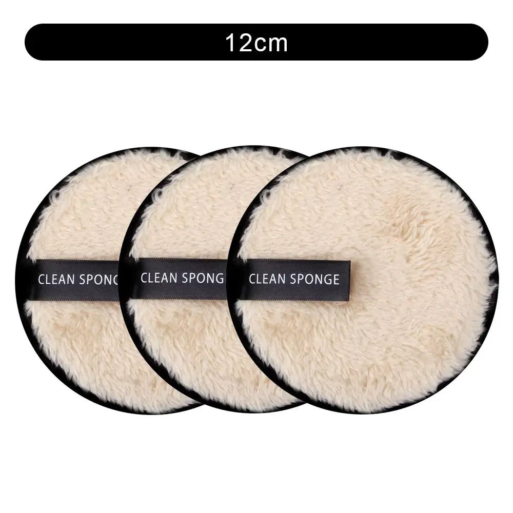 Makeup Remover Puff Reusable Make-Up Pads Washable Cleansing Cotton Microfiber Cloth Pad Skin Care Nail Art Cleaning Wipe Tools