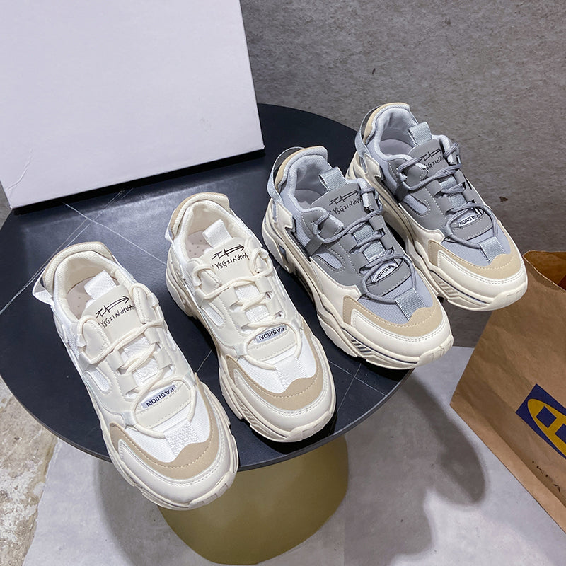 Women Sneakers 2025 Platform Chunky Casual Breathable Fashion Shoes Mesh Vulcanized Ladies Female Footwear Tenis Sneaker