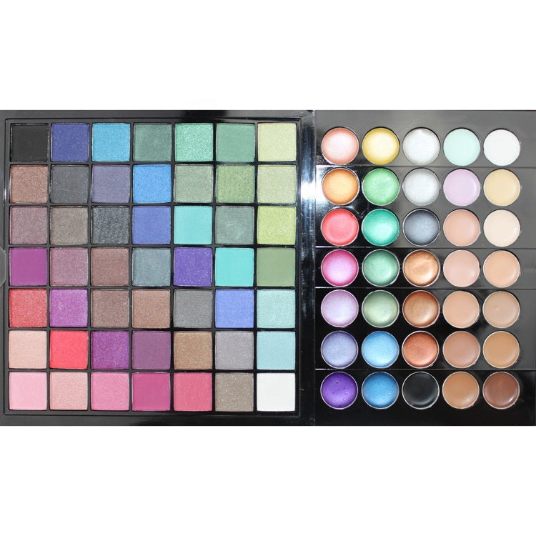 177 Full Color Personal Makeup Set Artist Eyeshadow Palette Fashion Women Cosmetic Case Full Concealer Blusher Lip Gloss Makeup - My Store