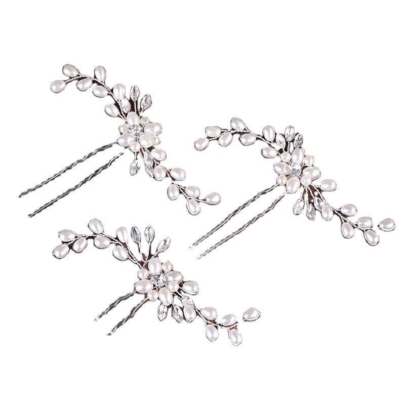 Wedding Pearl Hair Pins Hair Accessories Women Bridal Headpiece Handmade Hair Decorations