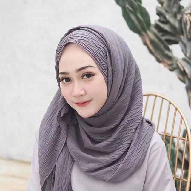 Inner Hijab Under Scarf Long Dubai Pleated Chiffon Hijabs Scarfs 2020 Scarves Muslim