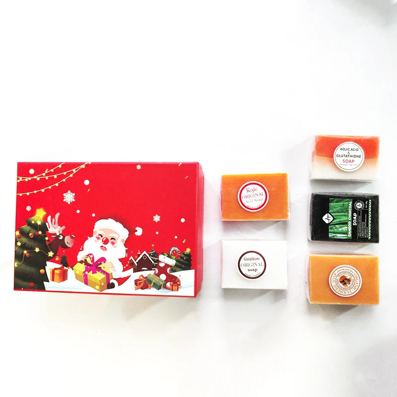 OEM Cosmetic Set Gift Charcoal Kojic Acid Skin Care Private Label Women Mens Skincare Set