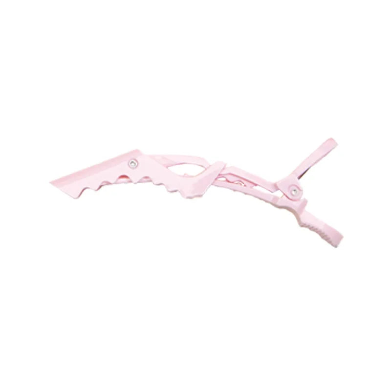 6Pcs Colorful Alligator Hair Clips Clamps Hairdressing Professional Salon Hair Grip Crocodile Hairpins Hair Barber Accessories
