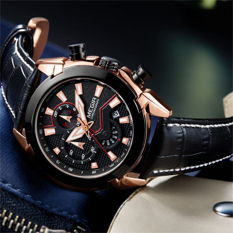 Wristwatch Sport Wrist Watch Waterproof Wrist Watches for Menmegir 2065  OEM ODM Watches Men Wrist