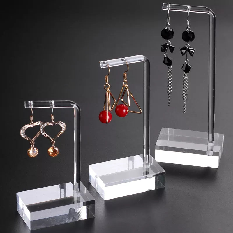 Clear Acrylic Hanging Earring Display Stand Jewelry Showing Case Earring Organizer Earring Holder  Jewellery Stands